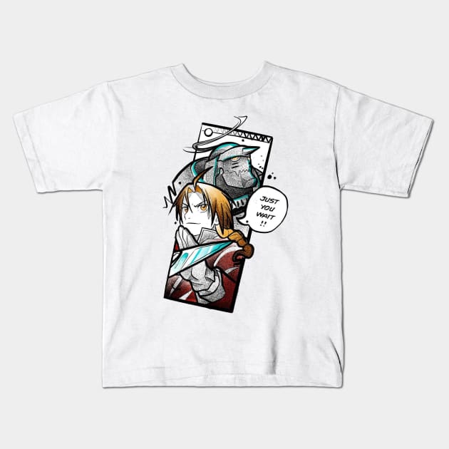 fullmetal alchemist Kids T-Shirt by i want money